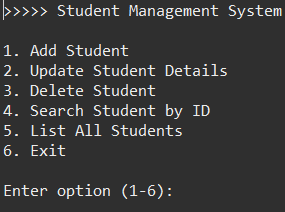 Student Management System