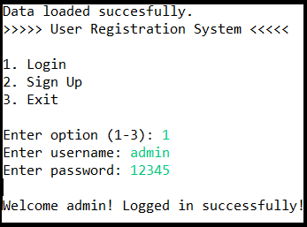 User Registration System